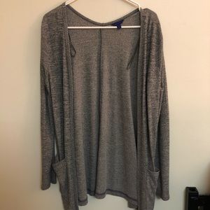 Aeropostale grey cardigan with pockets